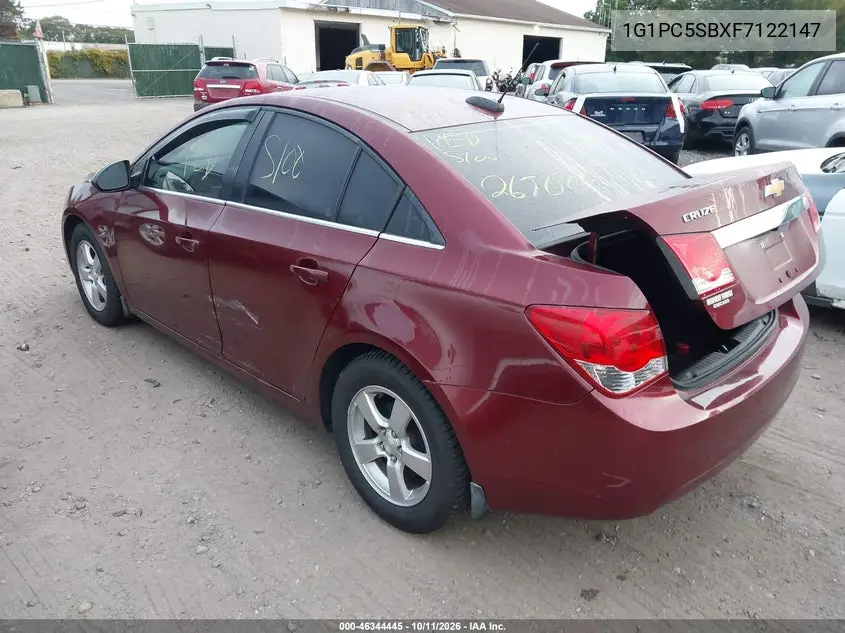 2015 CHEVROLET CRUZE VIN 1G1PC5SBXF7122147 — фото 3