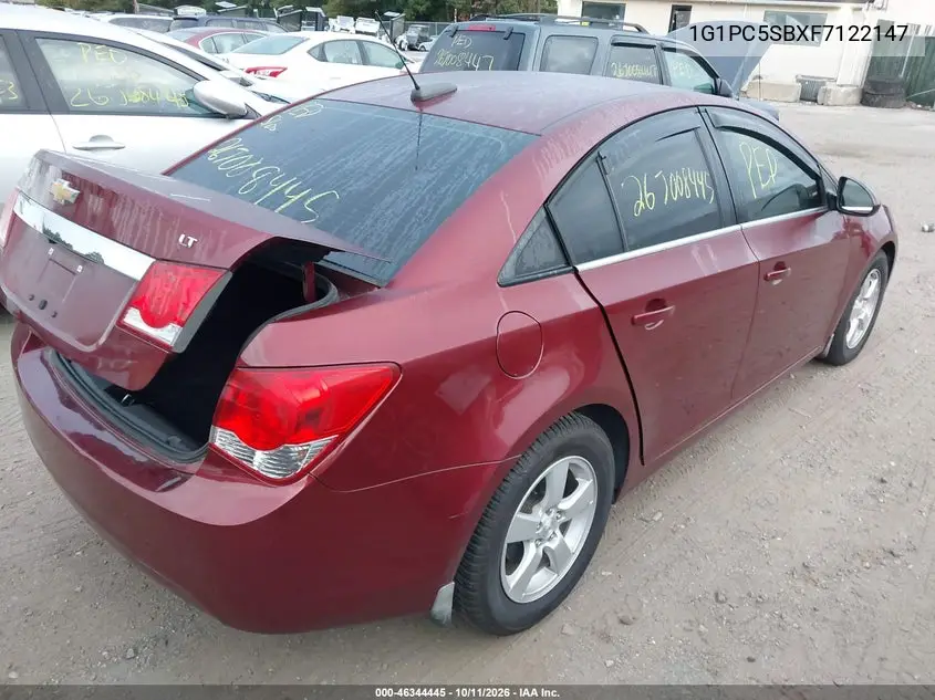 2015 CHEVROLET CRUZE VIN 1G1PC5SBXF7122147 — фото 4