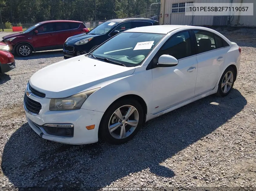 2015 CHEVROLET CRUZE VIN 1G1PE5SB2F7119057 — фото 2