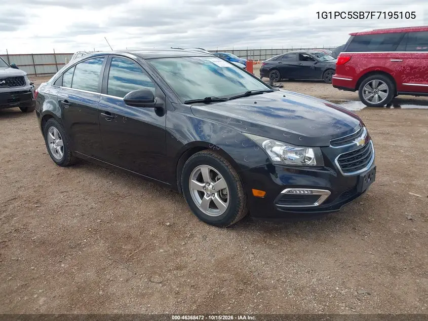 CHEVROLET CRUZE 2015, VIN 1G1PC5SB7F7195105