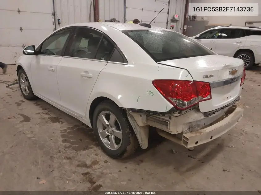 2015 CHEVROLET CRUZE VIN 1G1PC5SB2F7143736 — фото 3