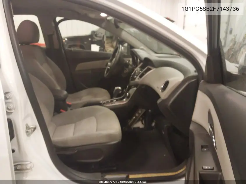 2015 CHEVROLET CRUZE VIN 1G1PC5SB2F7143736 — фото 5