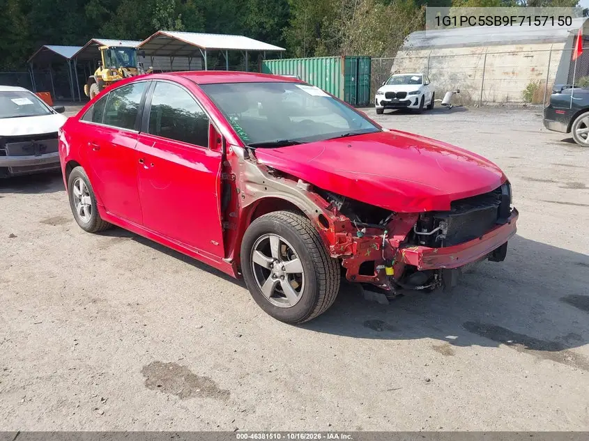 CHEVROLET CRUZE 2015, VIN 1G1PC5SB9F7157150