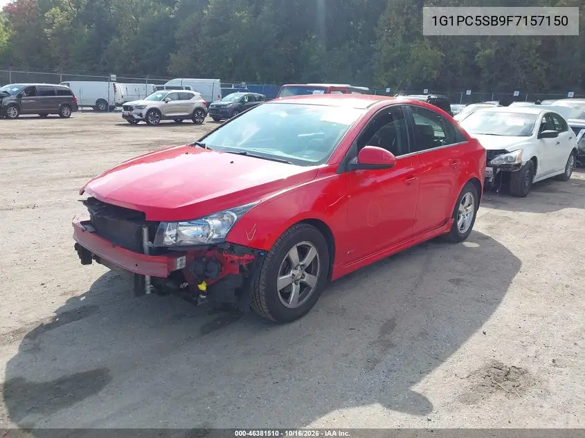 2015 CHEVROLET CRUZE VIN 1G1PC5SB9F7157150 — фото 2
