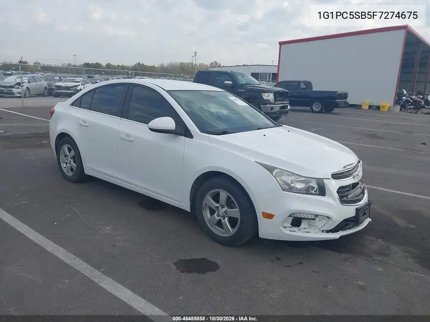 CHEVROLET CRUZE 2015, VIN 1G1PC5SB5F7274675