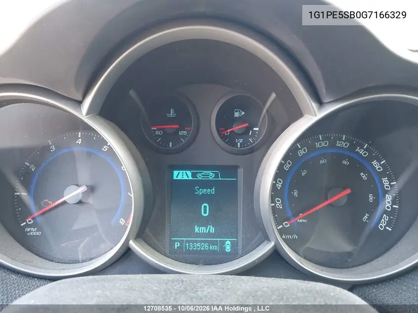 2016 CHEVROLET CRUZE VIN 1G1PE5SB0G7166329 — фото 7