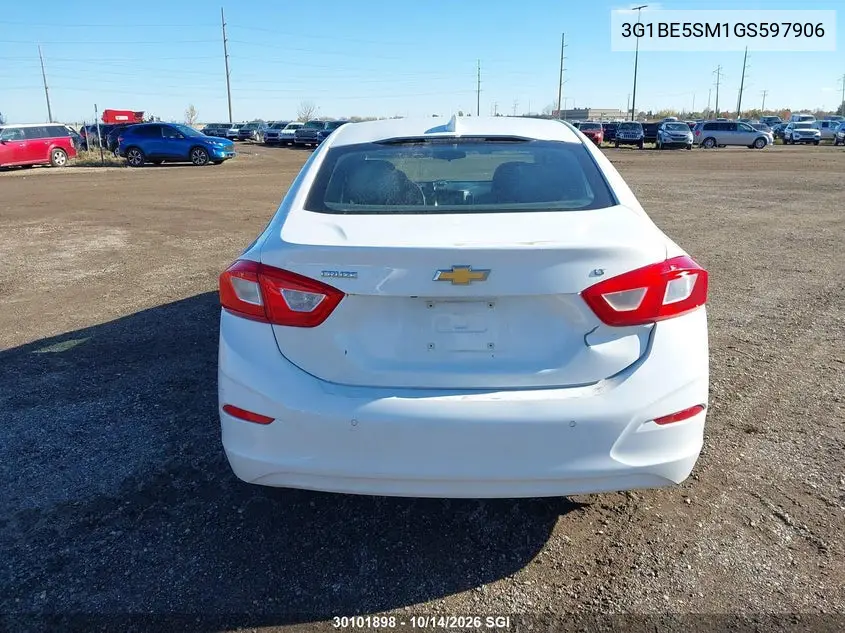 2016 CHEVROLET CRUZE VIN 3G1BE5SM1GS597906 — фото 16