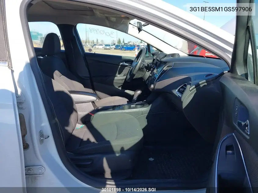 2016 CHEVROLET CRUZE VIN 3G1BE5SM1GS597906 — фото 5