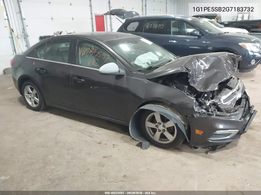 CHEVROLET CRUZE 2016, VIN 1G1PE5SB2G7183732