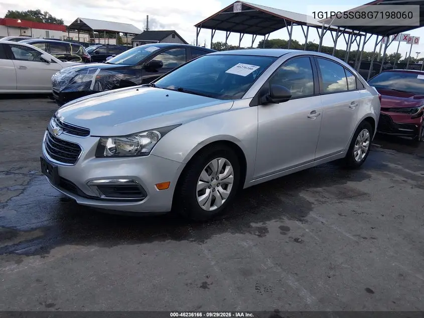 2016 CHEVROLET CRUZE VIN 1G1PC5SG8G7198060 — фото 2