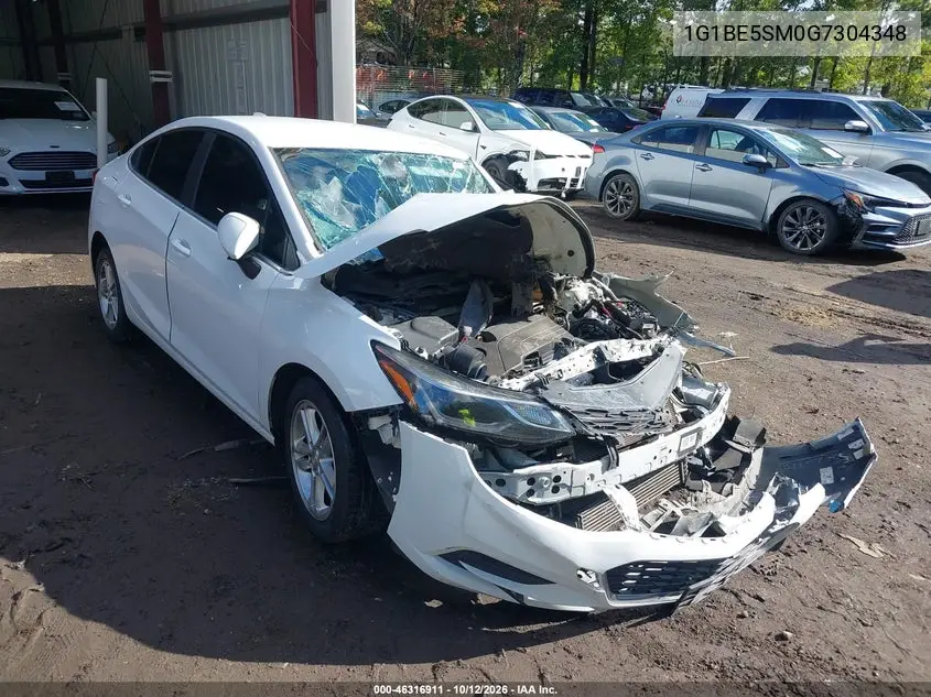 CHEVROLET CRUZE 2016, VIN 1G1BE5SM0G7304348
