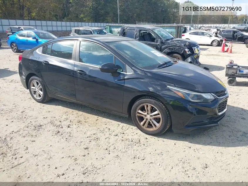 CHEVROLET CRUZE 2016, VIN 1G1BE5SM5G7279690