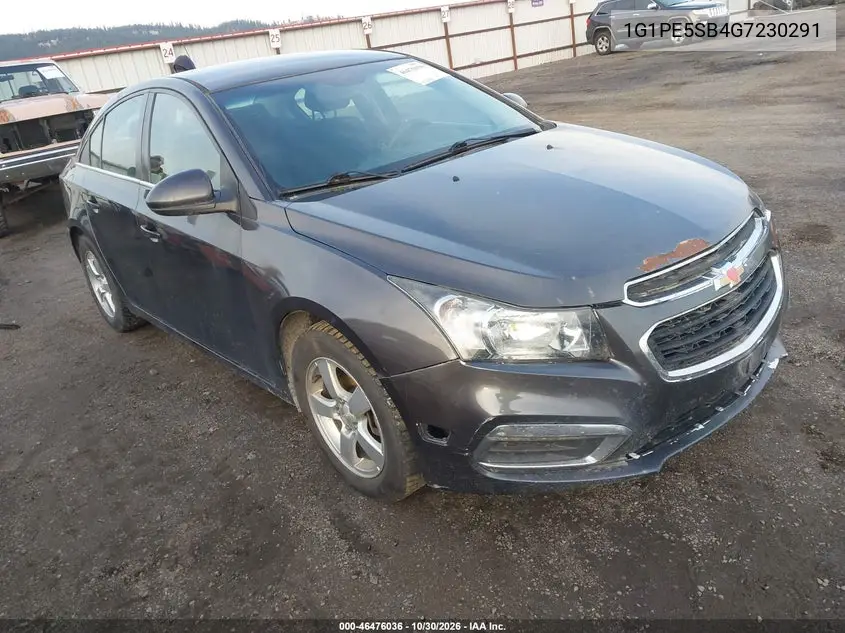 CHEVROLET CRUZE 2016, VIN 1G1PE5SB4G7230291