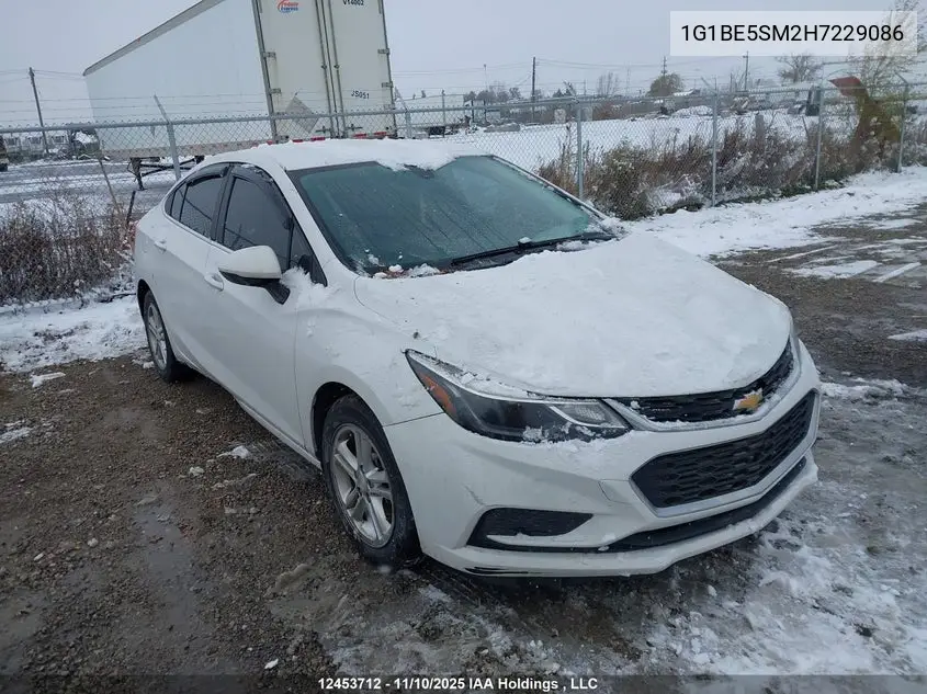 CHEVROLET CRUZE 2017, VIN 1G1BE5SM2H7229086