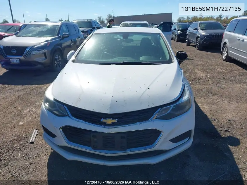 2017 CHEVROLET CRUZE VIN 1G1BE5SM1H7227135 — фото 12