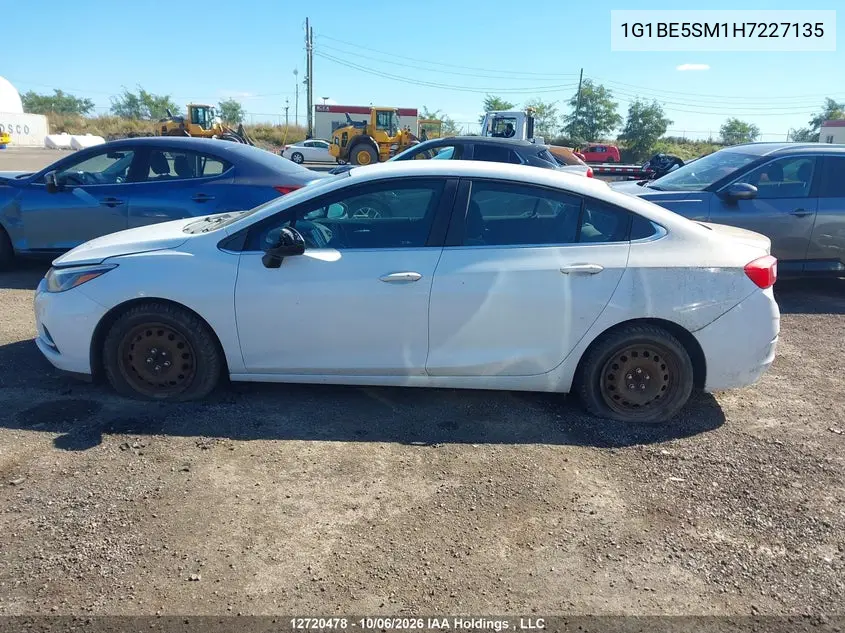 2017 CHEVROLET CRUZE VIN 1G1BE5SM1H7227135 — фото 14