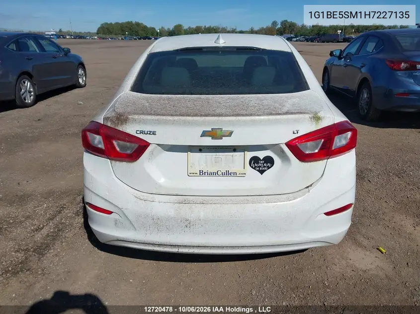 2017 CHEVROLET CRUZE VIN 1G1BE5SM1H7227135 — фото 16