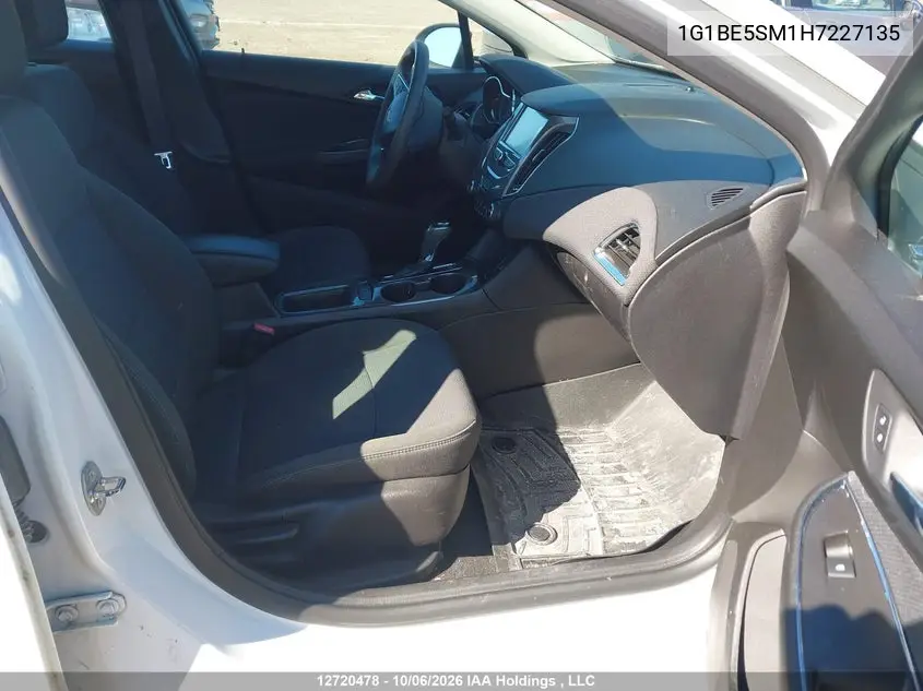 2017 CHEVROLET CRUZE VIN 1G1BE5SM1H7227135 — фото 5