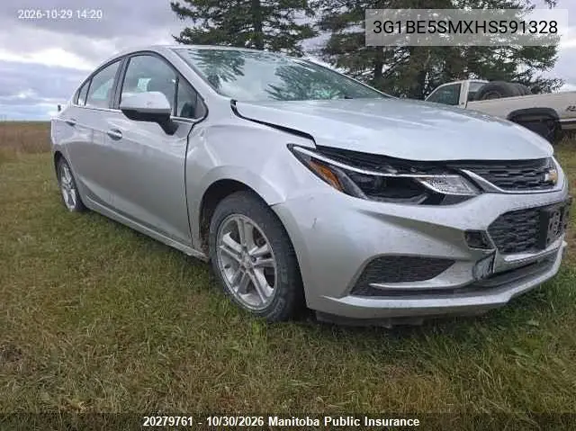 CHEVROLET CRUZE 2017, VIN 3G1BE5SMXHS591328
