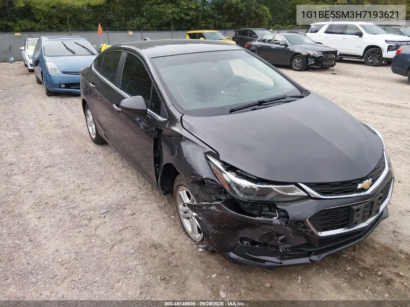 CHEVROLET CRUZE 2017, VIN 1G1BE5SM3H7193621