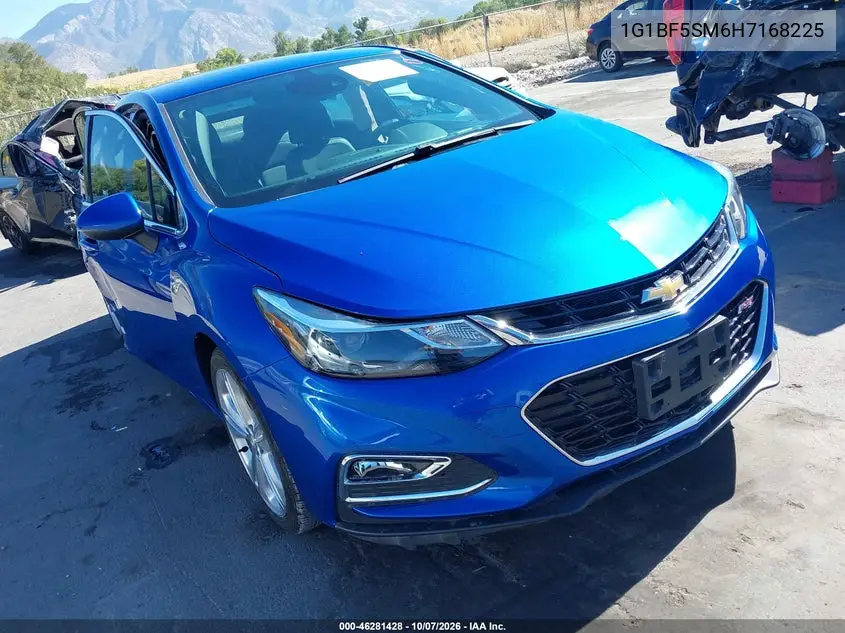 CHEVROLET CRUZE 2017, VIN 1G1BF5SM6H7168225
