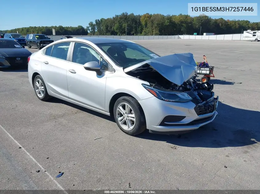 CHEVROLET CRUZE 2017, VIN 1G1BE5SM3H7257446