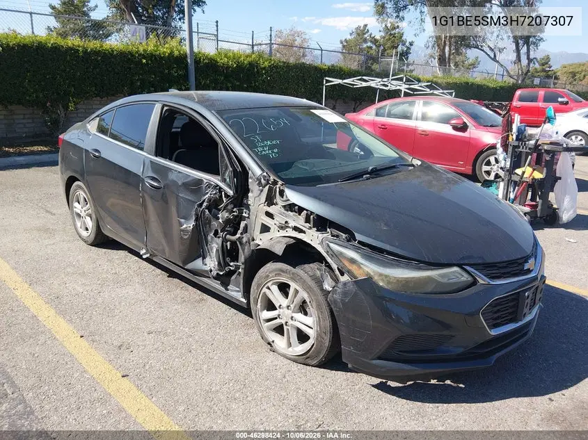 CHEVROLET CRUZE 2017, VIN 1G1BE5SM3H7207307