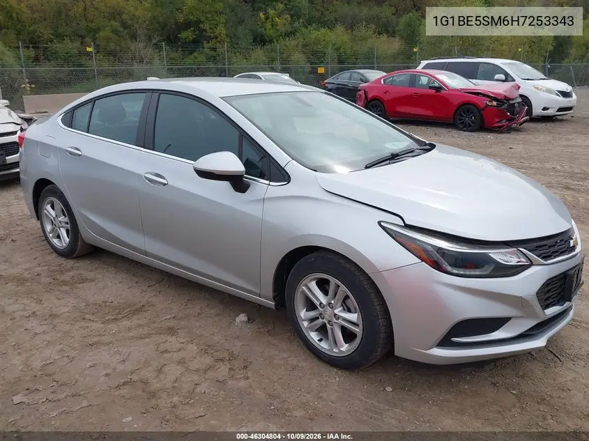 CHEVROLET CRUZE 2017, VIN 1G1BE5SM6H7253343