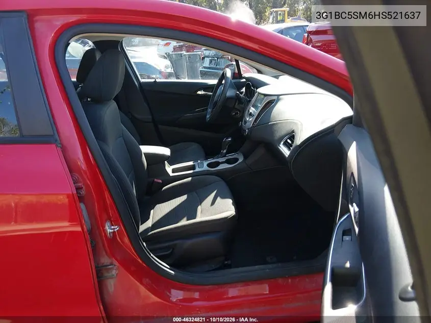 2017 CHEVROLET CRUZE VIN 3G1BC5SM6HS521637 — фото 5