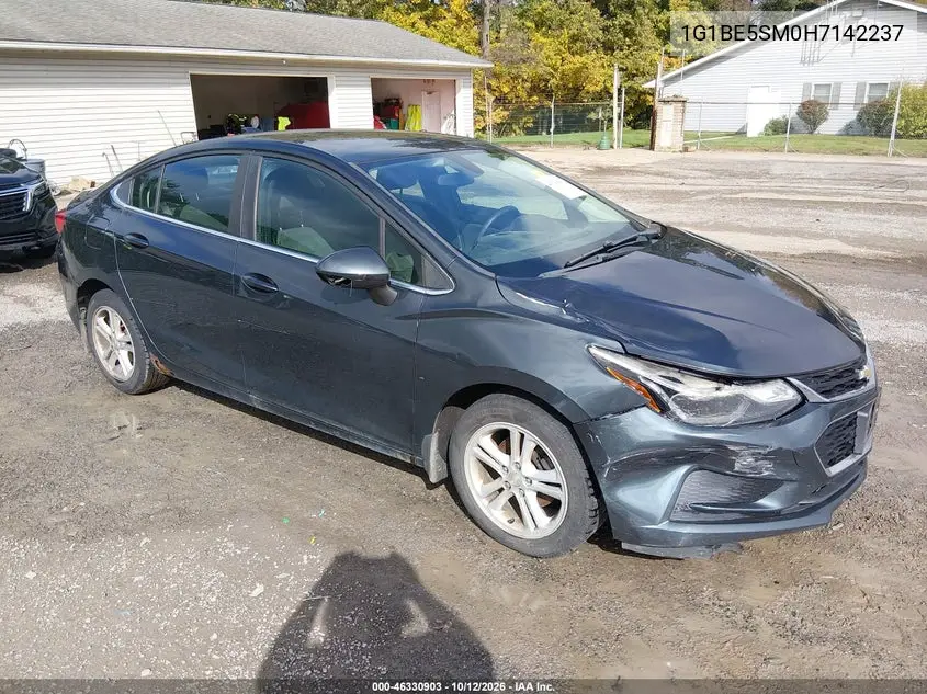 CHEVROLET CRUZE 2017, VIN 1G1BE5SM0H7142237