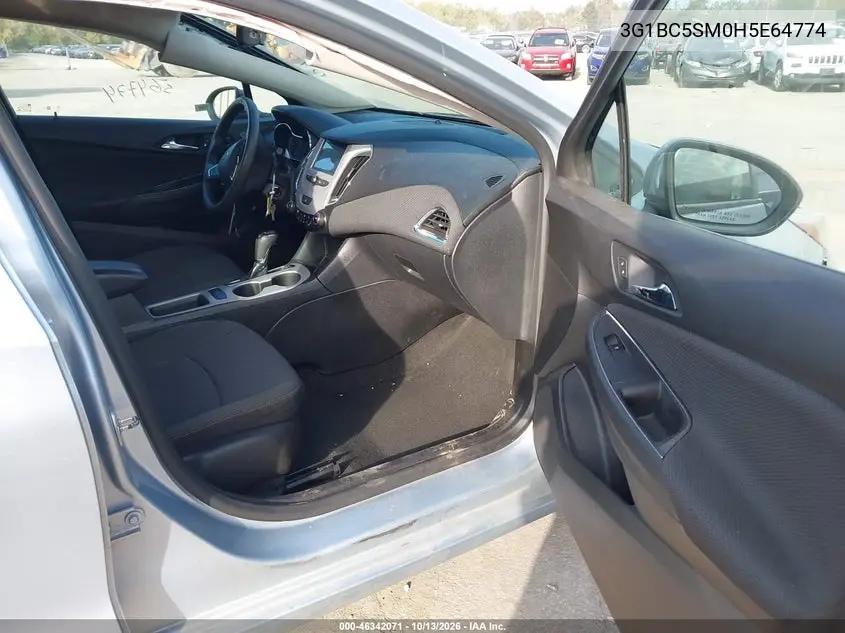 2017 CHEVROLET CRUZE VIN 3G1BC5SM0HS564774 — фото 5