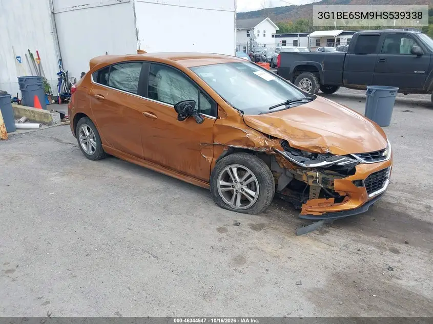 CHEVROLET CRUZE 2017, VIN 3G1BE6SM9HS539338