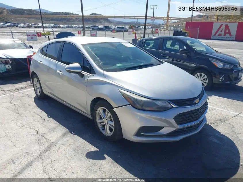 CHEVROLET CRUZE 2017, VIN 3G1BE6SM4HS595946