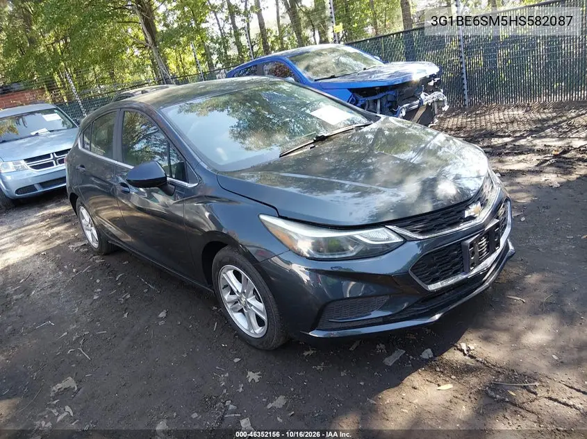 CHEVROLET CRUZE 2017, VIN 3G1BE6SM5HS582087