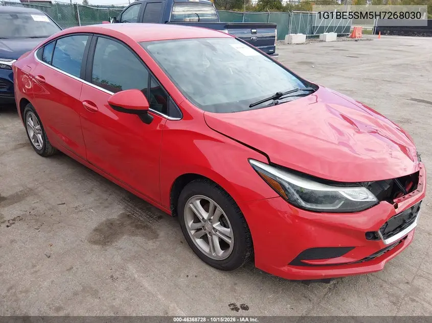 CHEVROLET CRUZE 2017, VIN 1G1BE5SM5H7268030