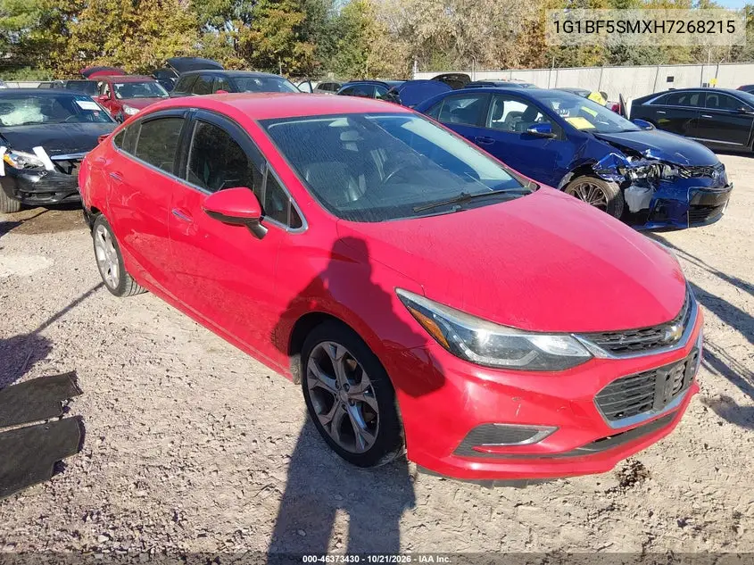 CHEVROLET CRUZE 2017, VIN 1G1BF5SMXH7268215