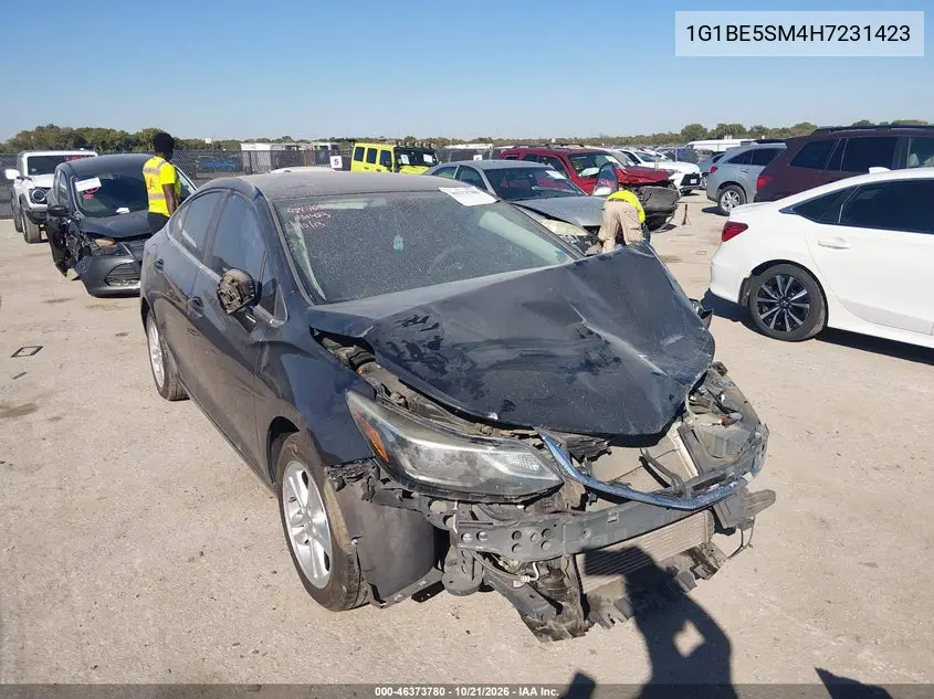 CHEVROLET CRUZE 2017, VIN 1G1BE5SM4H7231423