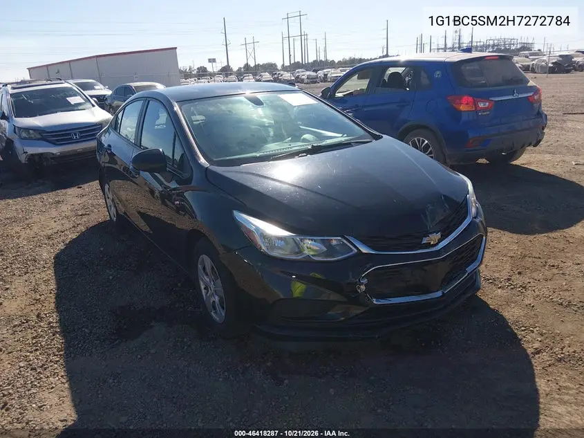 CHEVROLET CRUZE 2017, VIN 1G1BC5SM2H7272784