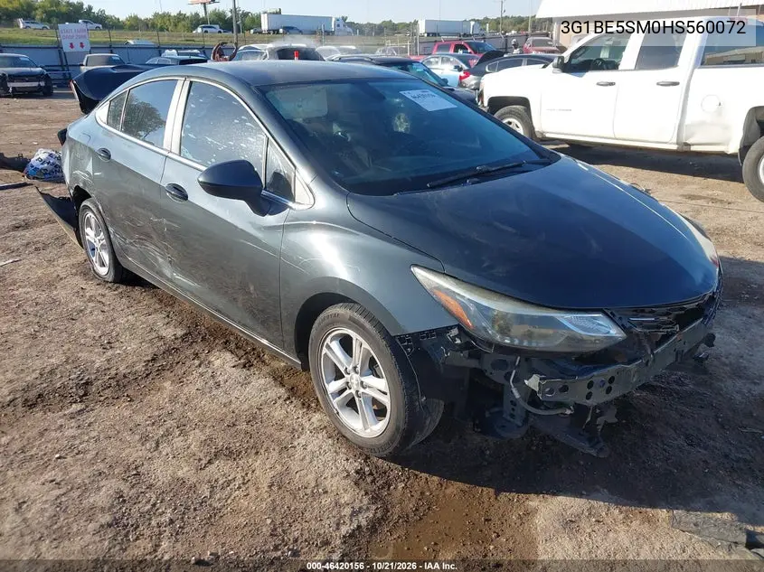 CHEVROLET CRUZE 2017, VIN 3G1BE5SM0HS560072