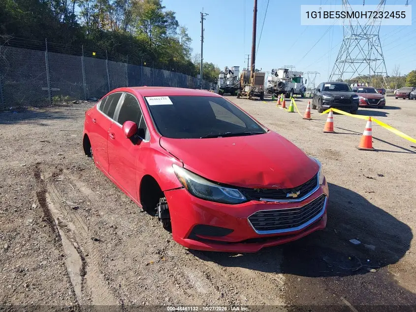 CHEVROLET CRUZE 2017, VIN 1G1BE5SM0H7232455