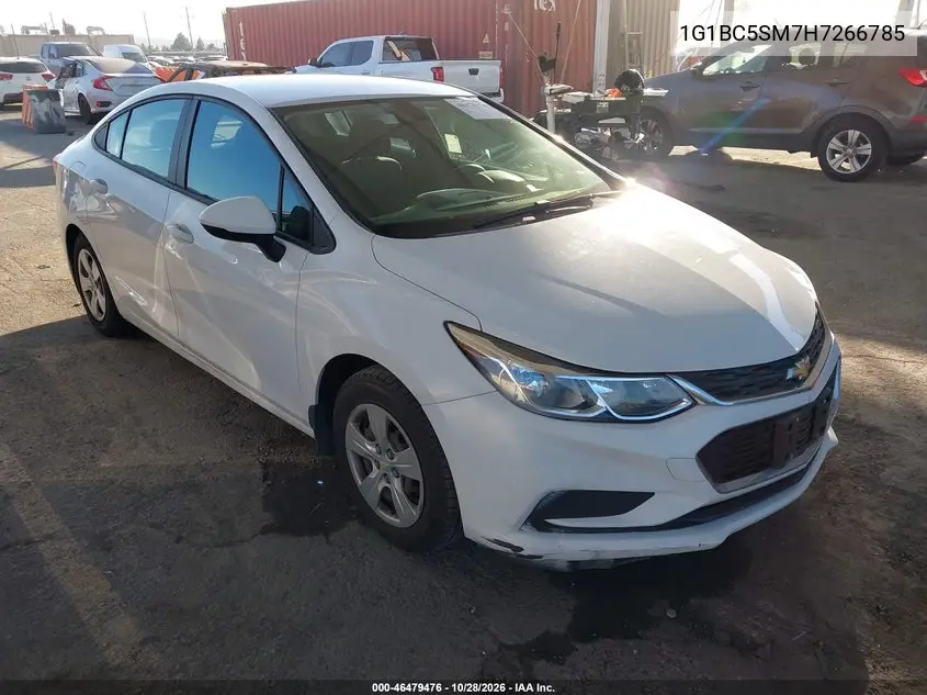 CHEVROLET CRUZE 2017, VIN 1G1BC5SM7H7266785