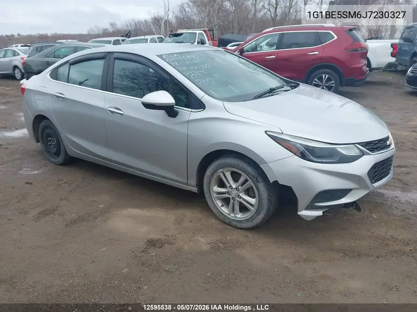 CHEVROLET CRUZE 2018, VIN 1G1BE5SM6J7230327