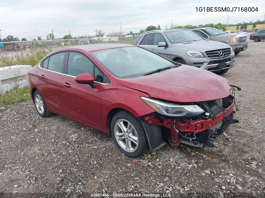 CHEVROLET CRUZE 2018, VIN 1G1BE5SM0J7168004