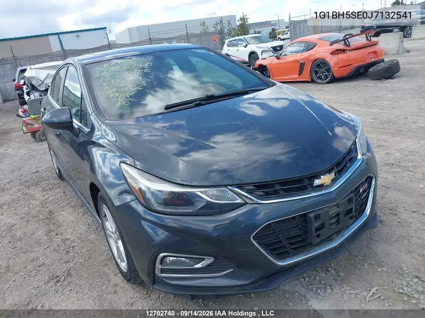 CHEVROLET CRUZE 2018, VIN 1G1BH5SE0J7132541