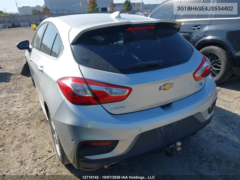 2018 CHEVROLET CRUZE VIN 3G1BH6SE4JS554402 — фото 3