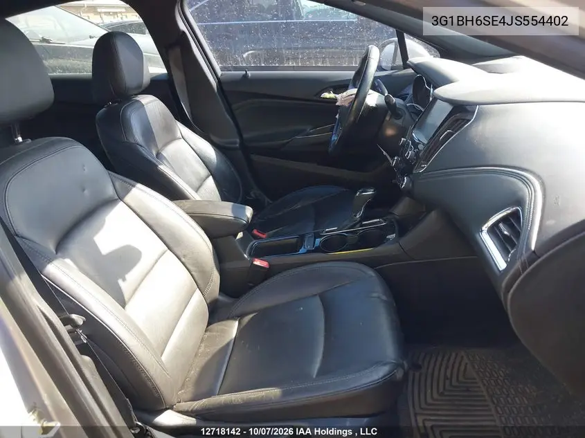 2018 CHEVROLET CRUZE VIN 3G1BH6SE4JS554402 — фото 5