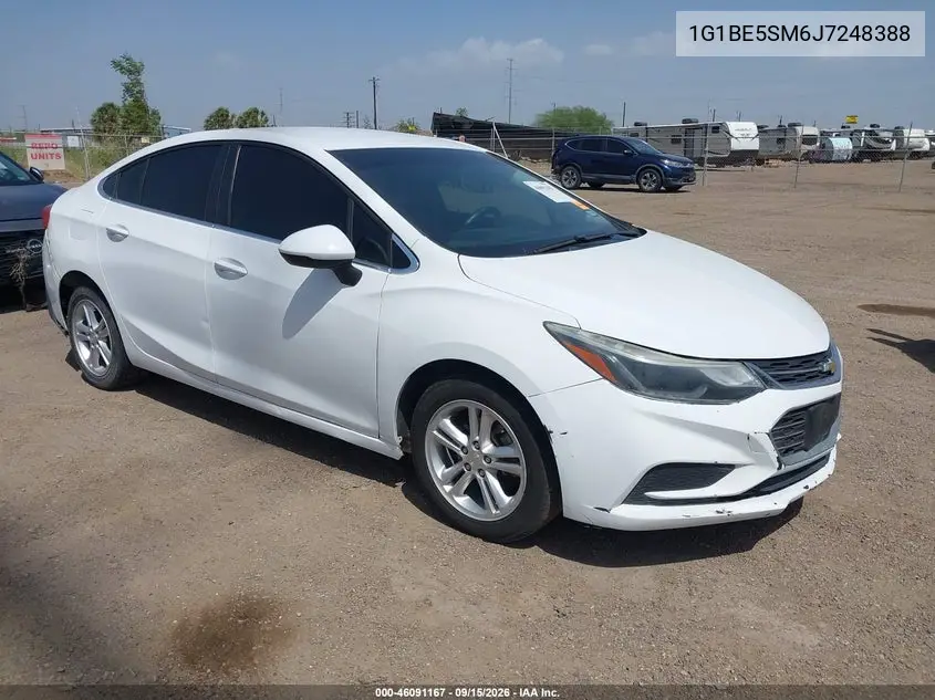 CHEVROLET CRUZE 2018, VIN 1G1BE5SM6J7248388