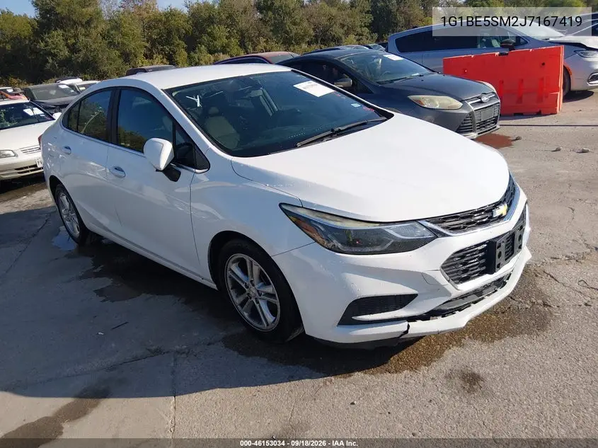 CHEVROLET CRUZE 2018, VIN 1G1BE5SM2J7167419