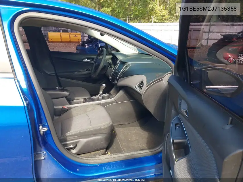 CHEVROLET CRUZE 2018, VIN 1G1BE5SM2J7135358