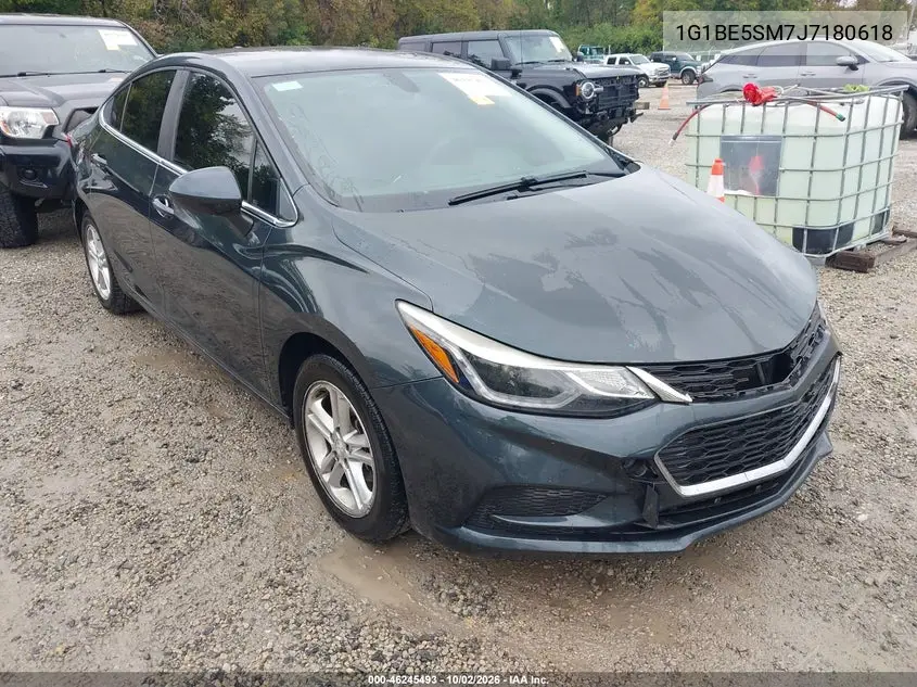 CHEVROLET CRUZE 2018, VIN 1G1BE5SM7J7180618
